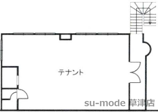 【間取り】 | 中沢椋館2Fテナント