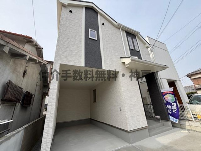 【外観】 | 明石市東朝霧丘　新築戸建　仲介手数料無料！ | 外観です