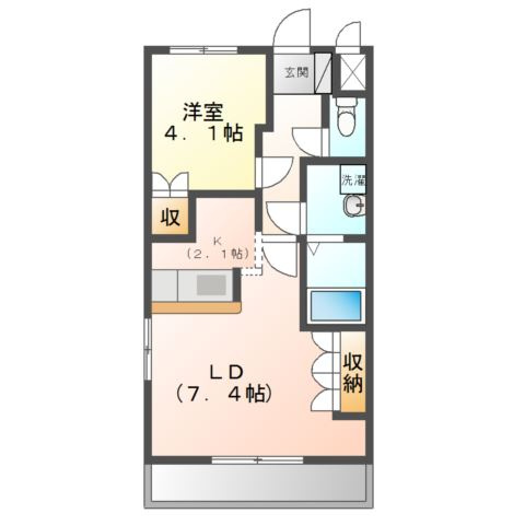 メゾンアイリスの間取り