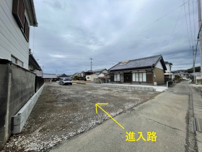 【前面道路含む現地写真】 | 新築住宅　香美市土佐山田町百石町① | 2025.2.11現在