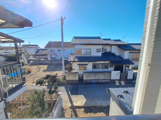 新築　前橋市下新田町の展望|現地写真　バルコニーからの展望です。南向きのお家なので日当たり良好♪