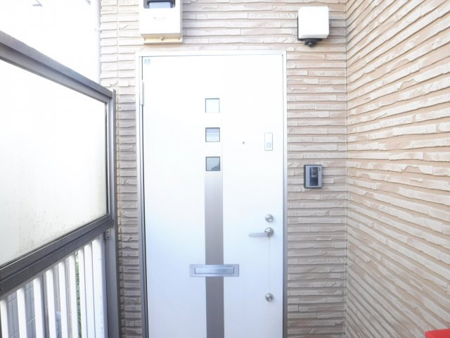 パセオ小杉の玄関