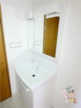 クレール新屋敷の洗面所|洗面
