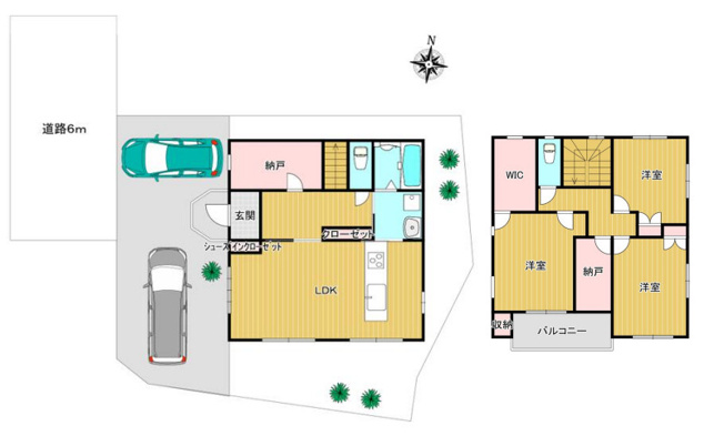 【間取り】 | 前橋市青柳町　中古住宅
