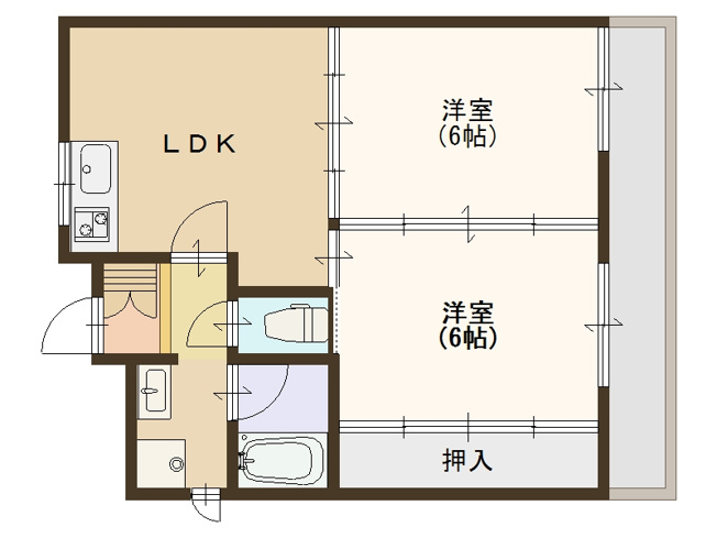 【間取り】 | シェーヌパレ
