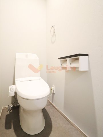 久留米市大善寺町宮本のアパートのトイレ|落ち着いたトイレです