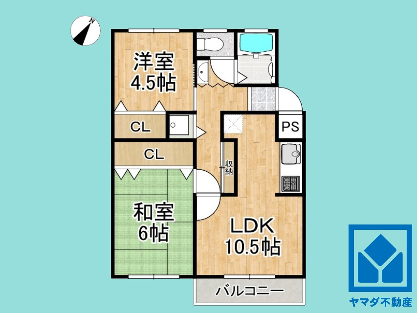 石原住宅Ｃ棟の間取り