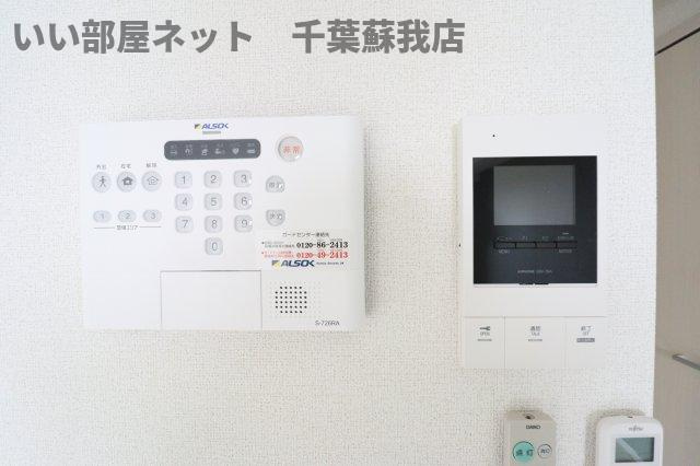 （仮称）五井アパートのセキュリティ|TVモニターホン付きでセキュリティ面も安心！