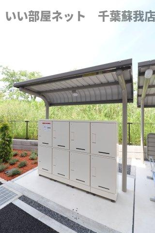 （仮称）五井アパートのその他共用部分|宅配ボックスがあると、自分の時間を有効活用できますね！