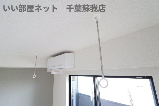 （仮称）五井アパートの内装|室内物干