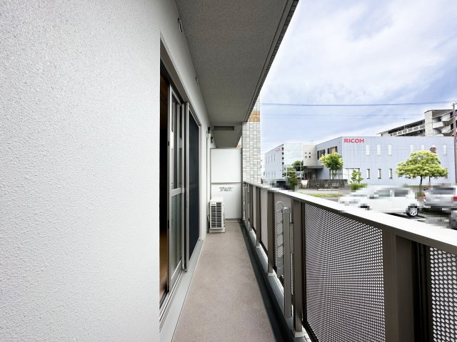 クレドール南川添のバルコニー