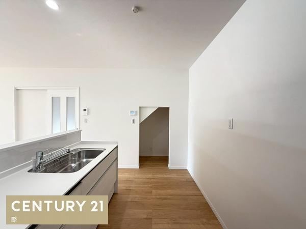 海南市船尾の新築一戸建のキッチン