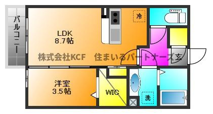 フェアプラッツB棟の間取り