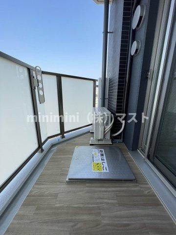 ソルテラス四天王寺前夕陽ヶ丘のバルコニー