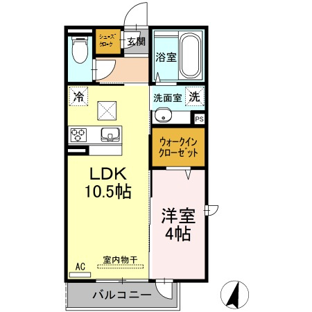 れいめい古賀町の間取り|使い勝手の良い間取りです♪