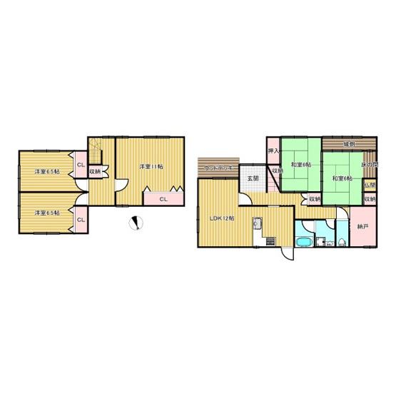 【間取り】 | 夢前町菅生澗リノベーション物件