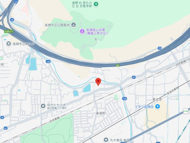 山手町2戸１貸家の地図
