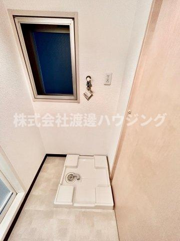 ハーヴェスタ江坂の設備|室内洗濯パン