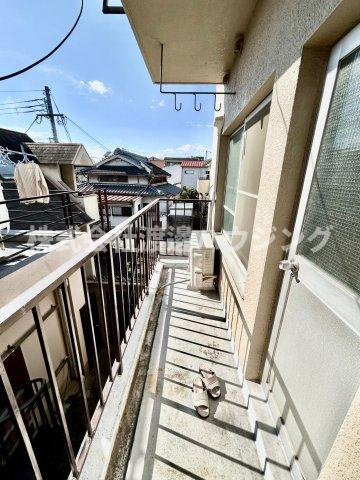 河木マンションのバルコニー