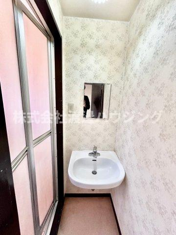 河木マンションの洗面所