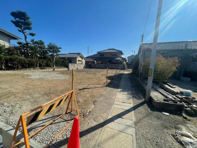 【前面道路含む現地写真】 | プレイワークレジデンス【千原町1丁目/全５区画】Ⅰ号地・土地分譲・泉大津市千原町1丁目 | 前面道路含む現地写真です