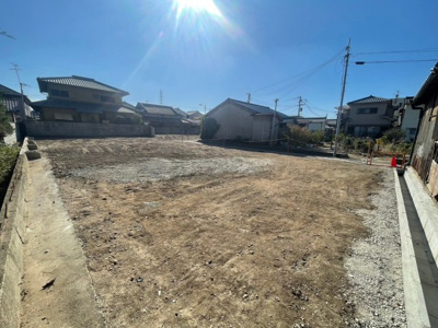 【前面道路含む現地写真】 | プレイワークレジデンス【千原町1丁目/全５区画】Ⅰ号地・土地分譲・泉大津市千原町1丁目 | 前面道路含む現地写真です
