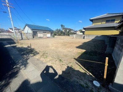 【前面道路含む現地写真】 | プレイワークレジデンス【千原町1丁目/全５区画】Ⅰ号地・土地分譲・泉大津市千原町1丁目 | 前面道路含む現地写真です
