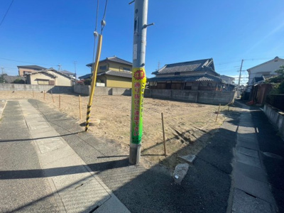 【前面道路含む現地写真】 | プレイワークレジデンス【千原町1丁目/全５区画】Ⅰ号地・土地分譲・泉大津市千原町1丁目 | 前面道路含む現地写真です