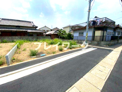 【前面道路含む現地写真】 | プレイワークレジデンス【千原町1丁目/全５区画】Ⅳ号地・土地分譲・泉大津市千原町1丁目 | 前面道路含む現地写真です