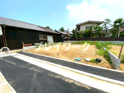 【前面道路含む現地写真】 | プレイワークレジデンス【千原町1丁目/全５区画】Ⅳ号地・土地分譲・泉大津市千原町1丁目 | 前面道路含む現地写真です