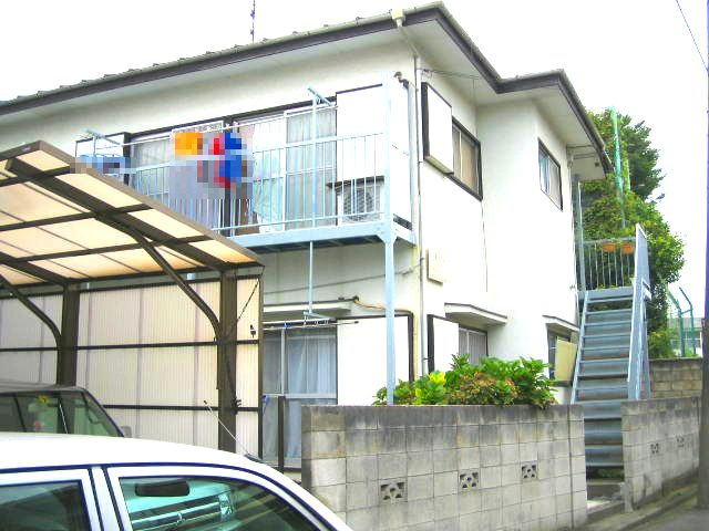 のアパートの外観