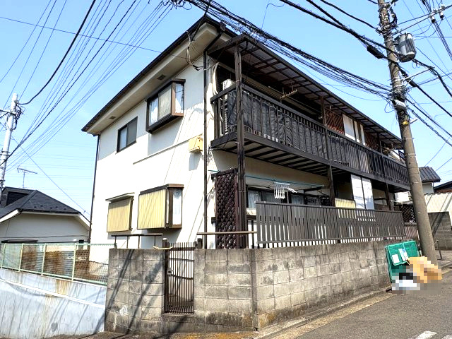 横浜市港北区篠原西町のアパートの外観