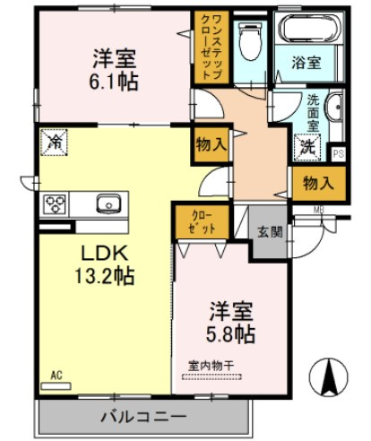 【間取り】 | 東山ヒルズⅡ
