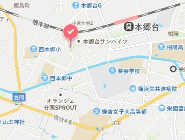 メゾンフルールの地図
