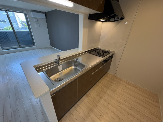 播磨町宮西新築アパートのキッチン