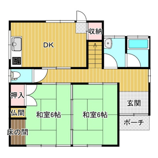 【間取り】 | 上新庄中古一戸建て