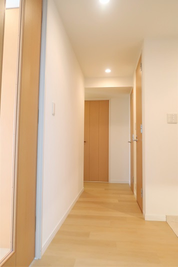 新宿区河田町の賃貸マンションのその他|廊下

