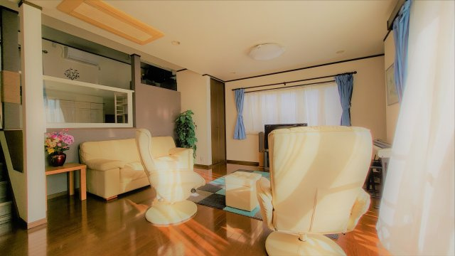 晴れた日には、LDKから望む開放感あふれる眺望が魅力
お住まいの頃の写真（現在空室）