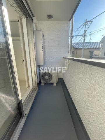ラモーナ稲田本町のバルコニー