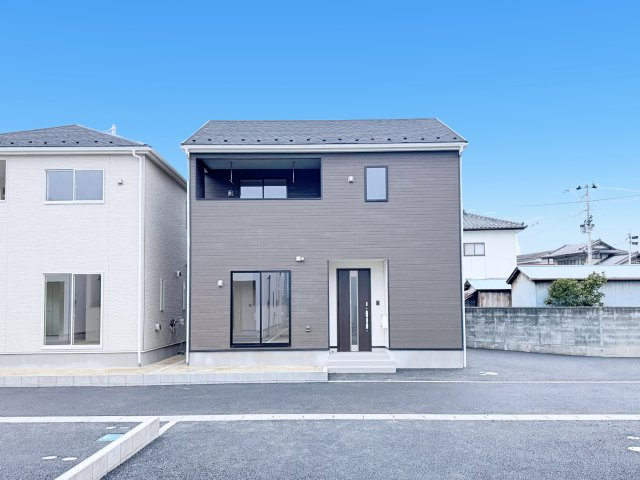 新築戸建・建売　いわき市四倉町第15　Cradle Gaeden　全9棟の外観|■南東から撮影