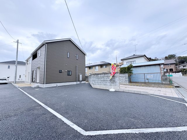 新築戸建・建売　いわき市四倉町第15　Cradle Gaeden　全9棟の外観|■駐車3台可能！