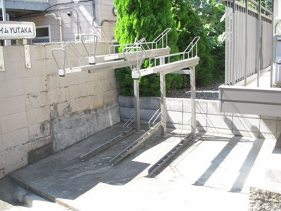 【その他共用部分】 | ラピス・ガーデン　 | 敷地内に自転車置き場があります(^^)/