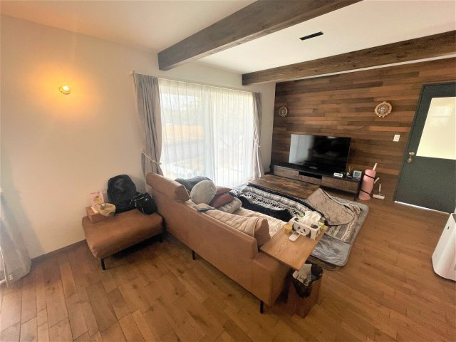 石岡市柿沼注文住宅の居間・リビング