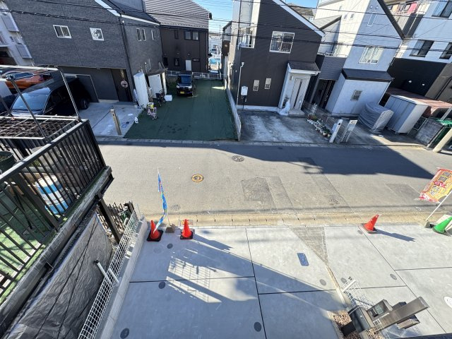 市川市南大野１丁目新築戸建【大野小学校：3分】の展望|バルコニーより道路側眺望