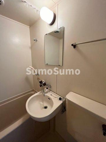 武庫之荘ヴィラの洗面所|スペースが確保できる洗面所です