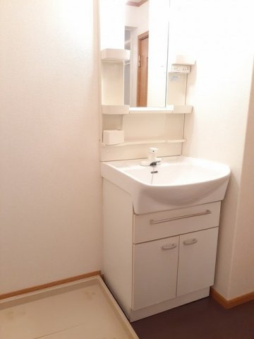 ヴィラパークサイドの洗面所