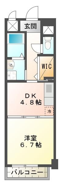 グランブルⅢの間取り