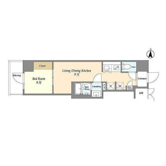 【間取り】 | プライマルフロント菊川