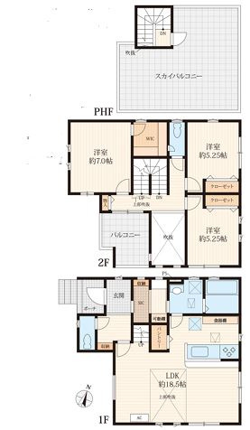 【間取り】 | 厚木市下川入　新築分譲住宅　全3棟