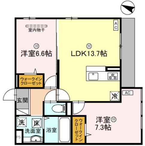 【間取り】 | パサログランデ上野芝